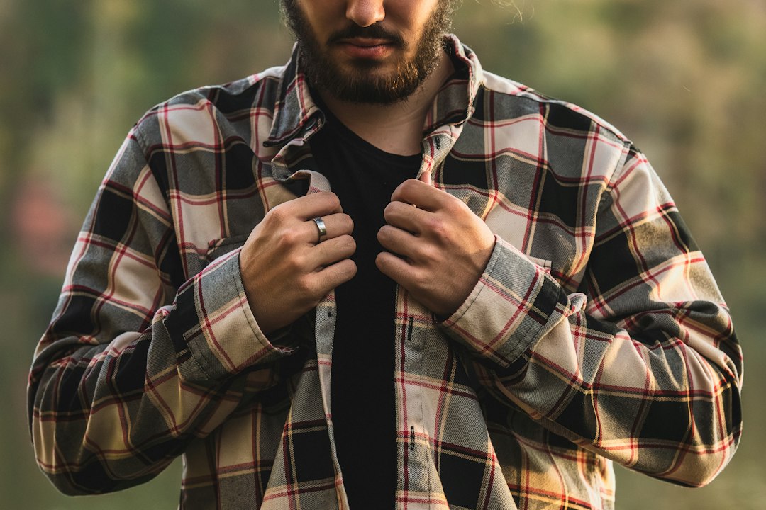Photo plaid shirt